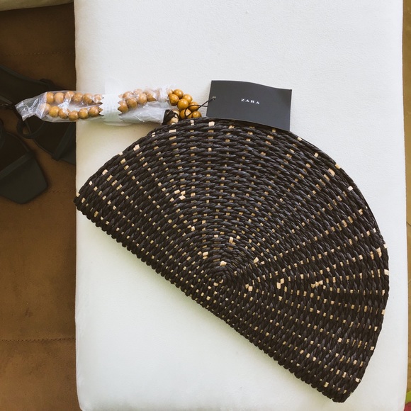 Half Moon 🌙 Natural Clutch / Crossbody Bag - Picture 6 of 8